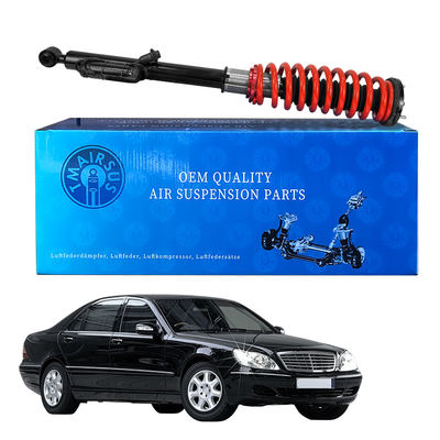 Achter Mercedes W220 Air Spring To Coil Spring Coversion Kit met advertenties en verstelbare spoelveer schok