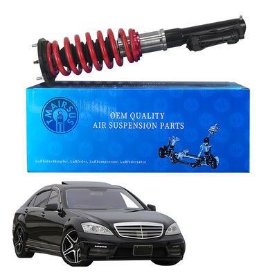 Air Spring To Coil Spring Coversion Kit met advertenties en verstelbare voorzijde Mercedes W221 Coil Spring Shock