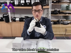 De blokken van de de luchtklep van Audi A8 D4