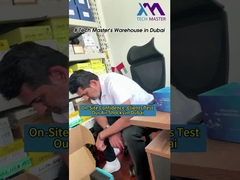 Klanten in Dubai installeren en testen onze luchtvering ter plaatse.